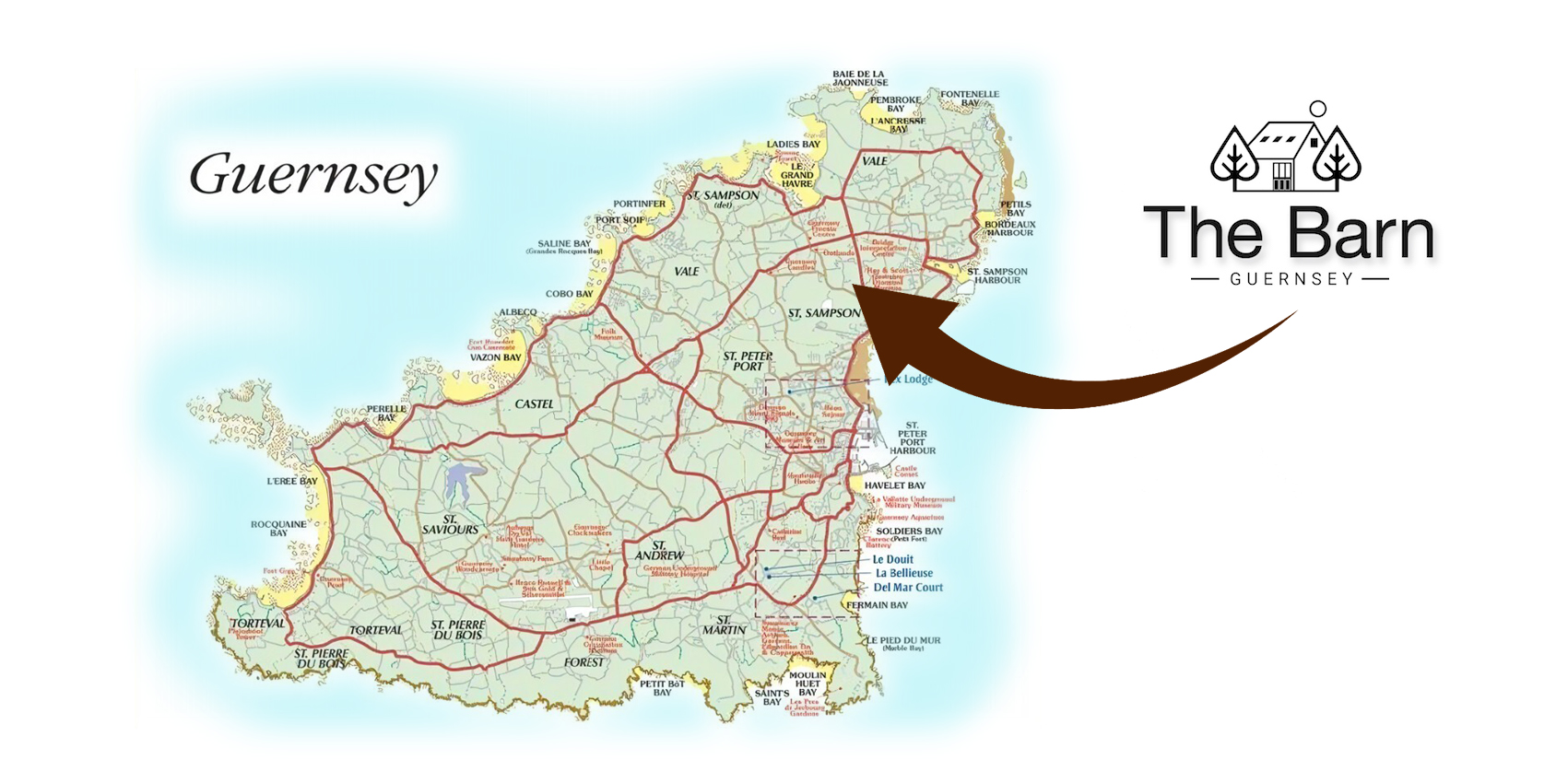 The Barn Guernsey location, Le Manage