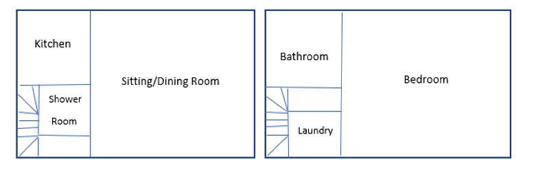 The Barn Self Catering - Layout